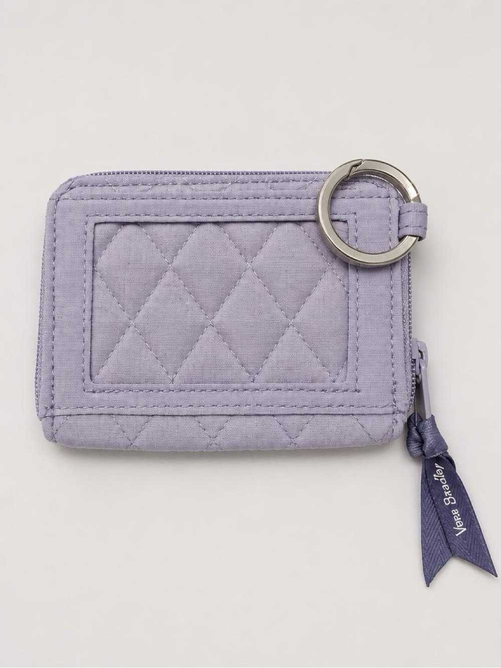 Vera Bradley Quilted Lilac Key & Card Holder